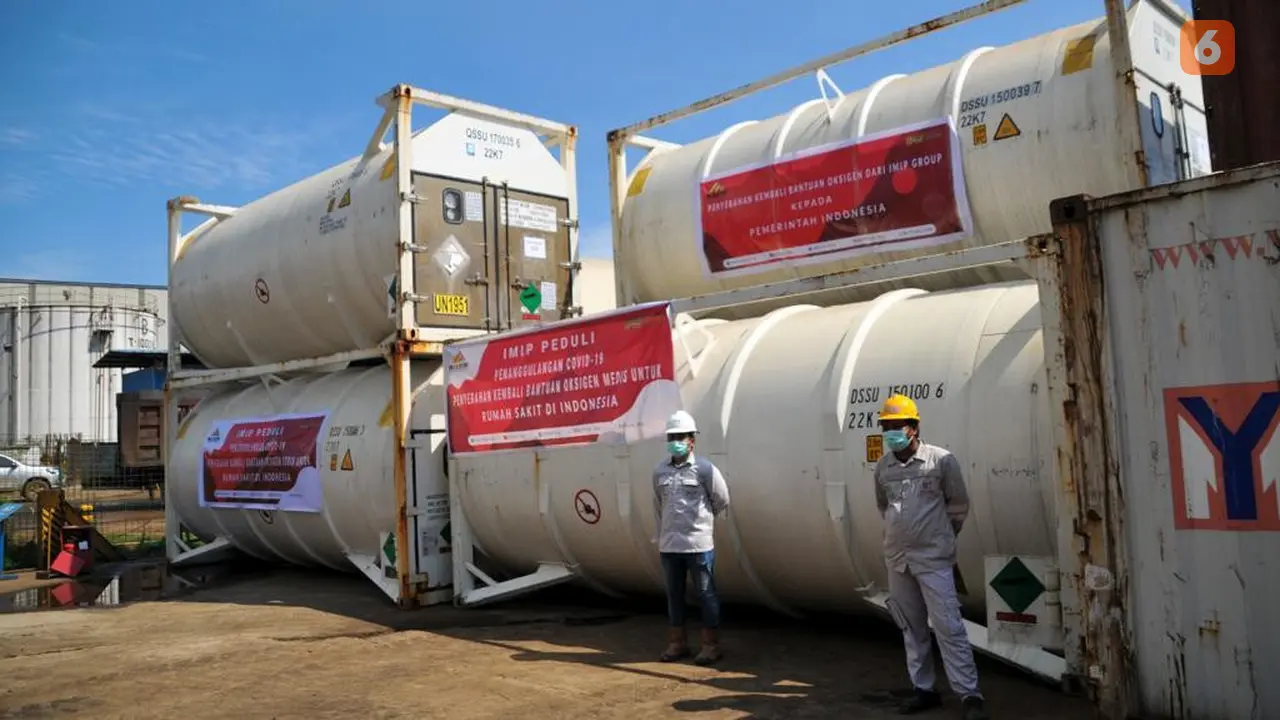 Oksigen dari IMIP untuk Kemenkes