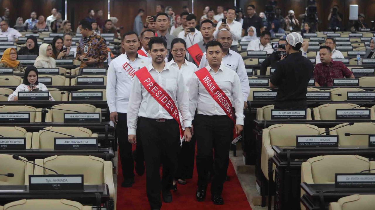 FOTO: MPR Gelar Gladi Bersih Pidato Kenegaraan Sidang Tahunan 2025