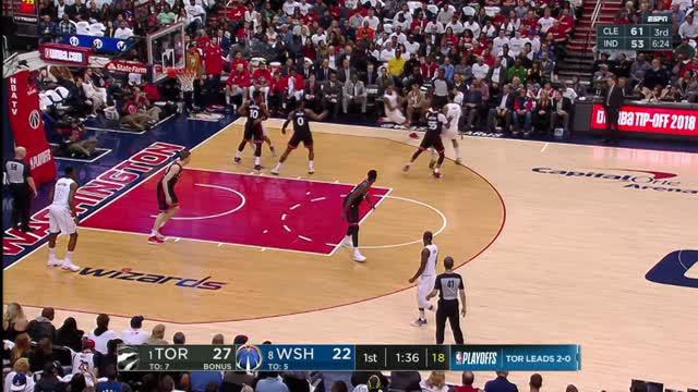 Berita video game recap NBA 2017-2018 antara Washington Wizards melawan Toronto Raptors dengan skor 122-103.