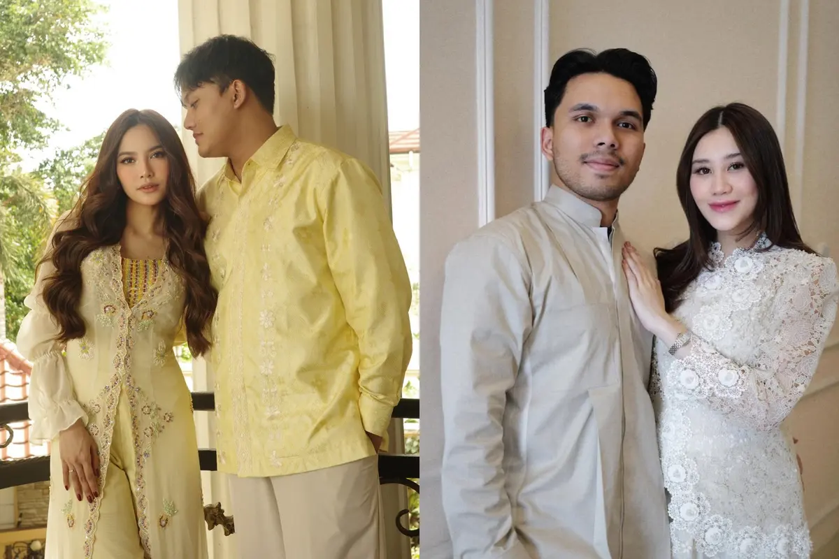 Adu Gaya Serasi Pasutri Seleb Rayakan Lebaran Bareng Pertama Kali, Mahalini Raharja-Rizky Febian hingga Aaliyah Massaid-Thariq Halilintar