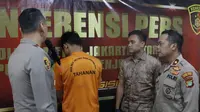 Pelaku tawuran yang menewaskan pengendara motor di Jakata Utara ditangkap polisi di Tambun, Bekasi. (Merdeka.com)