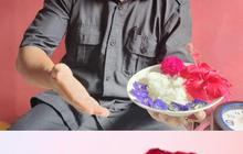 Pria Asal Bojonegoro Makan Nasi Lalap dengan Aneka Macam Bunga, Ternyata Punya Khasiat Dahsyat Ini