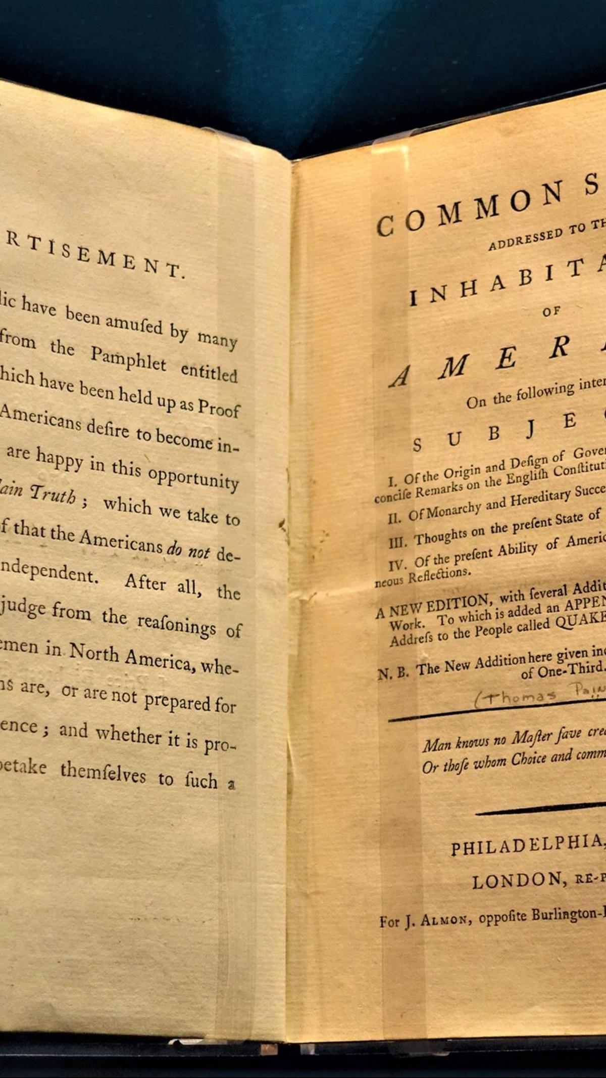7. Common Sense oleh Thomas Paine<br>