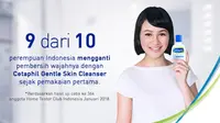9 Dari 10 Perempuan Indonesia mengganti pembersih wajahnya dengan Cetaphil Gentle Skin Cleanser sejak pemakaian pertama*.