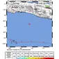 Gempa mengguncang wilayah Kulon Progo Kamis dinihari, 13 Juli 2023. (Dok BMKG)