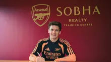 Arsenal memperkenalkan winger asal Yunani, Christos Tzolis. (Doc Arsenal)