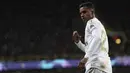 2. Rodrygo (Real Madrid) - Rodrygo didatangkan Real Madrid dari Santos pada 15 Juni 2019. Pemain muda berbakat berusia 18 tahun ini memiliki market value 50 juta euro. (AFP/Kenzo Tribouilard)