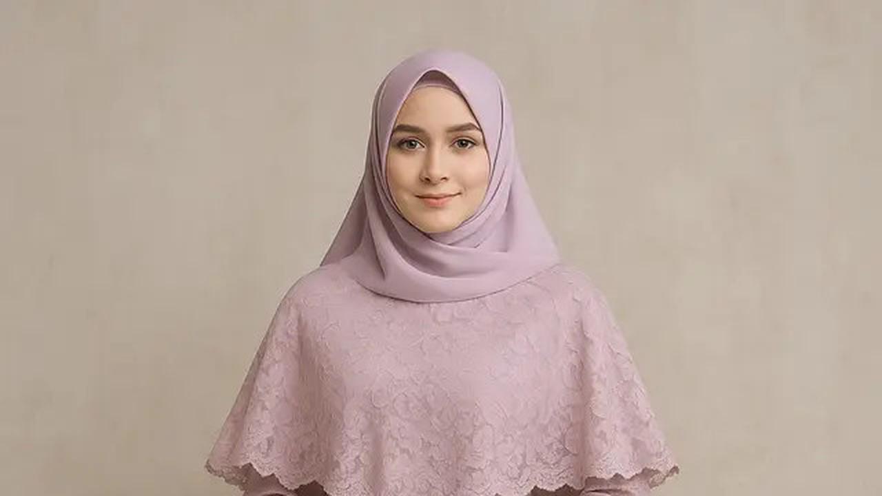 7 Model Gamis Brokat Kombinasi Satin untuk Wanita Berhijab Syar'i, Inspirasi Tren Gaya Anggun 2025