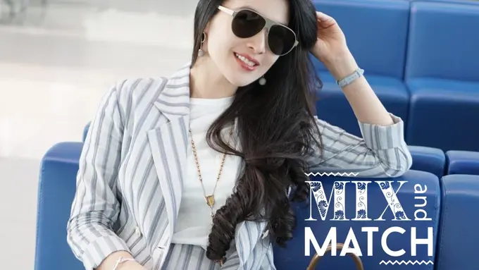 [Bintang] Mix and Match: Tak Terkesan Formal, Sandra Dewi Tunjukkan 3 Cara Pakai Blazer yang Fun
