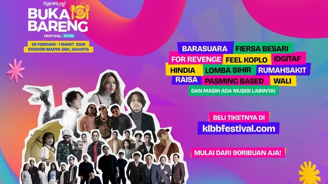 KapanLagi Buka Bareng Festival 2026 Hadirkan For Revenge hingga Raisa