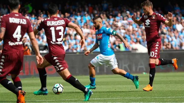Imbang Lawan Torino, Peluang Napoli Juarai Liga Italia Menipis