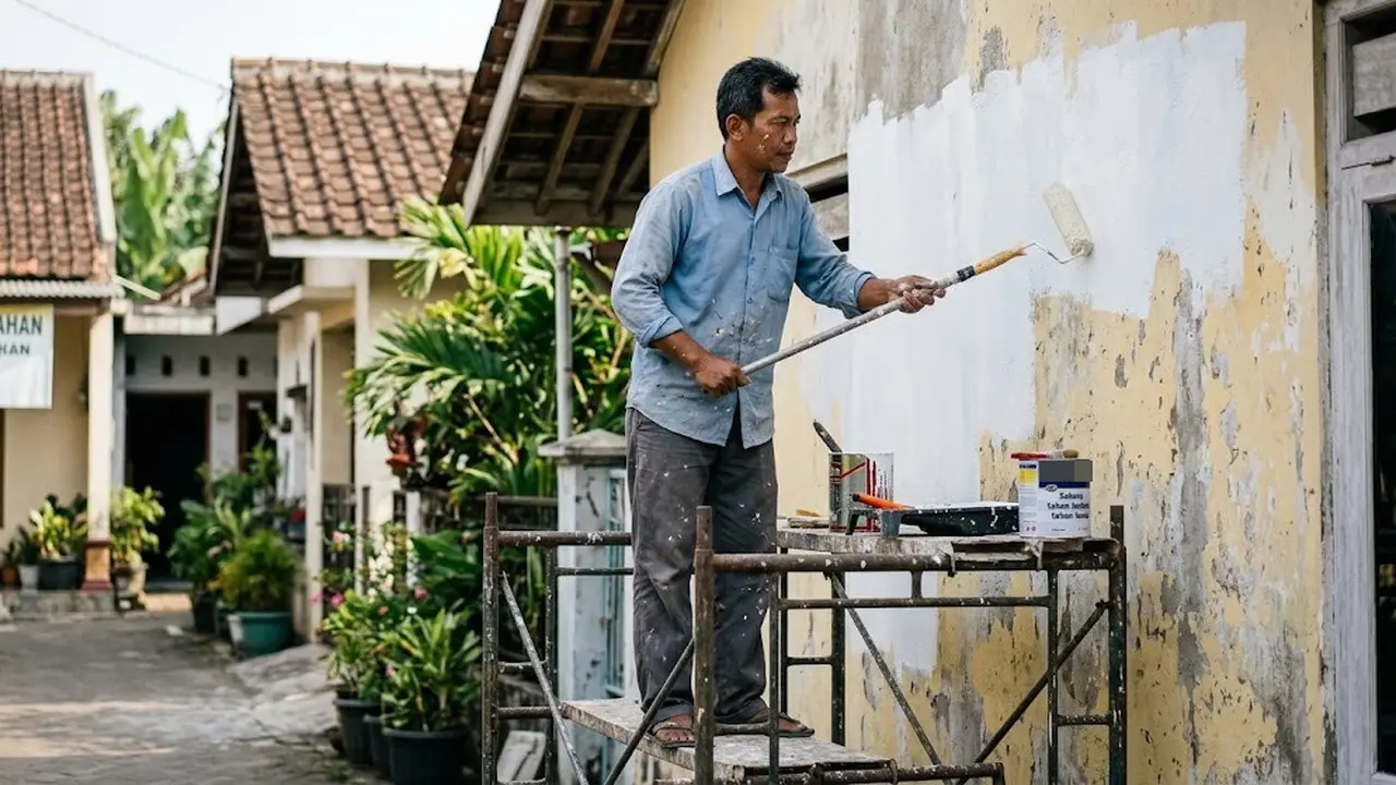 Cara Mengecat Tembok Lama agar Rapi dan Tahan Lama