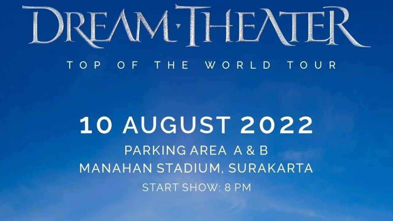 Poster konser Dream Theater di Solo. (Instagram/ dreamtheaterofficial)