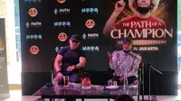 Deddy Corbuzier Ikut Datangkan Khabib Nurmagomedov ke Indonesia. (Liputan6.com/Henry)