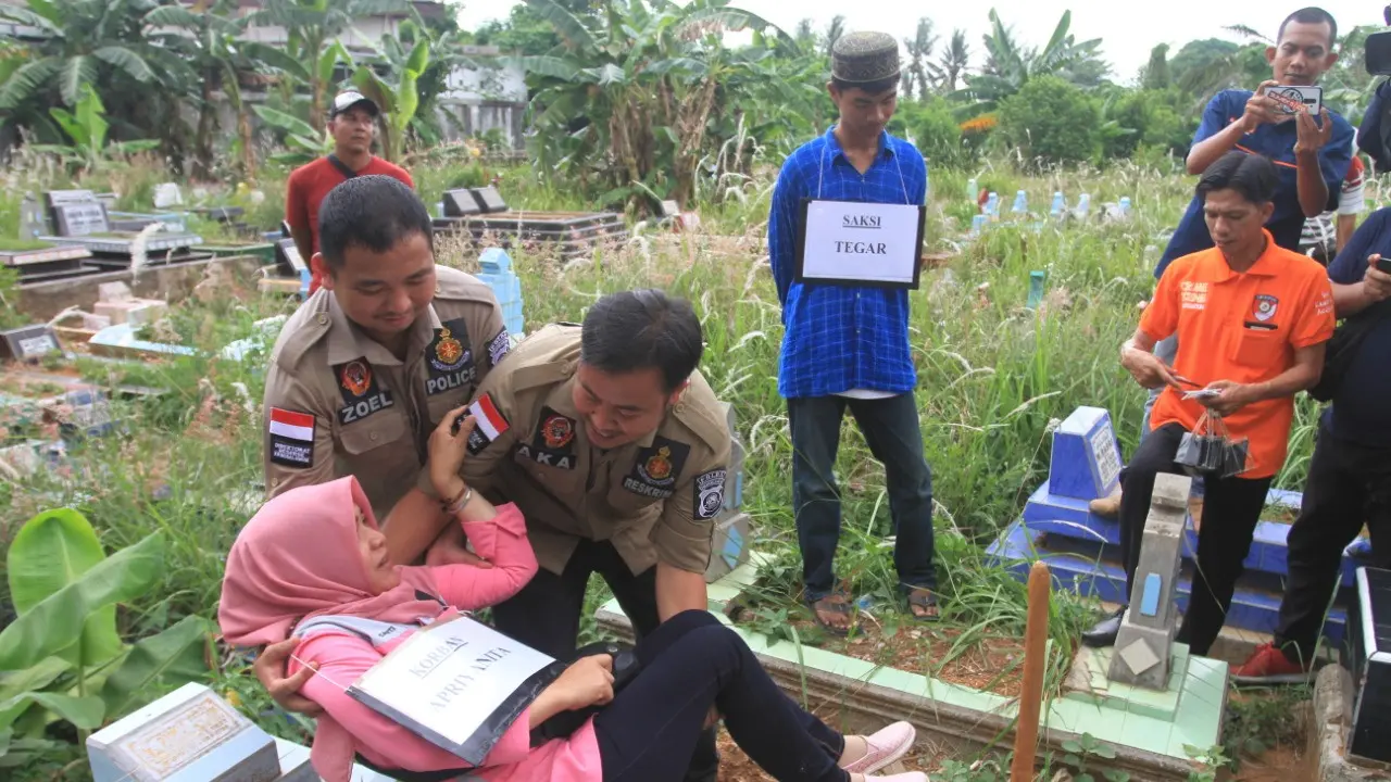 Kronologi Pembunuhan Sadis PNS di Palembang yang Dicor di Kuburan