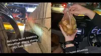 Pengendara mobil beli tahu bulat di tengah kemacetan. (TikTok/@fds_95)