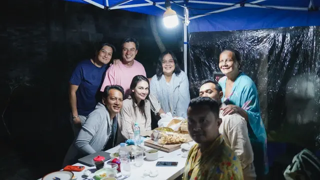 Baim Wong di lokasi syuting film Sukma. (Foto: Dok. Koleksi Pribadi Baim Wong)