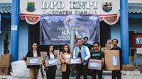ESP Lawfirm bekerjasama dengan KNPI Cianjur memberikan bantuan berupa beberapa barang-barang kebutuhan hidup hingga uang tunai kepada korban gempa (Istimewa)
