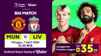 Link Siaran Langsung Liga Inggris: Manchester United Vs Liverpool di Vidio Malam Ini. (Sumber: dok. vidio.com)