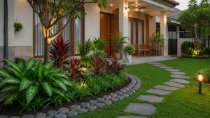 Cara Memanfaatkan Batu Kali untuk Mempercantik Taman, Bikin Halaman Lebih Estetik dan Natural