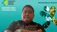 Terkait kondisi terkini tiga anak yang mengalami lumpuh layu, Direktur Jenderal Pencegahan Penyakit (P2P) Kementerian Kesehatan RI Maxi Rein Rondonuwu memberi penjelasan (12/1/2024). Tangkapan layar zoom Kemenkes.