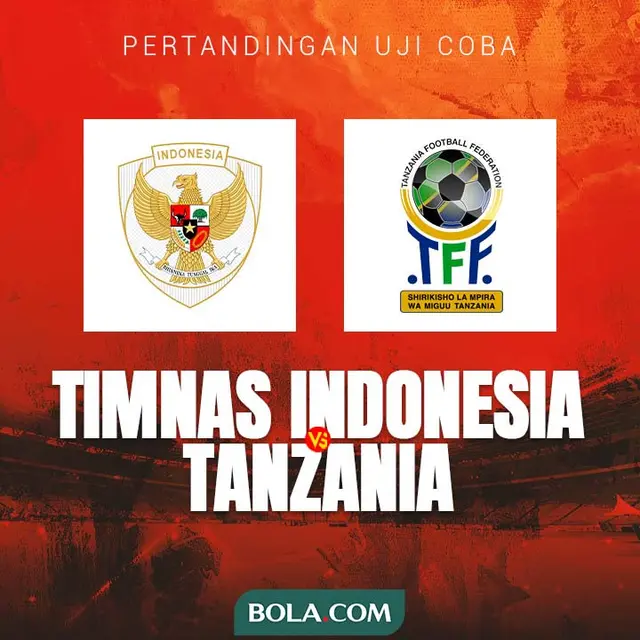 Uji Coba - Timnas Indonesia Vs Tanzania