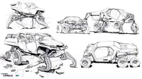 Konsep masa depan, mobil berbentuk reftil (Autoevolution)