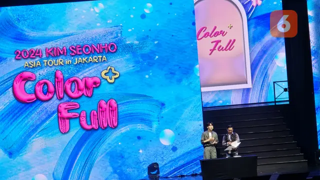Menggebrak Indonesia! Kim Seon Ho Jadi Aktor Korea Pertama Gelar Fan Meeting di Indonesia Arena. Fan Meeting Kedua Kim Seon Ho di Jakarta Sukses Besar! (Foto: Aditya Eka Prawira With Galaxy S24 Ultra/Liputan6.com)