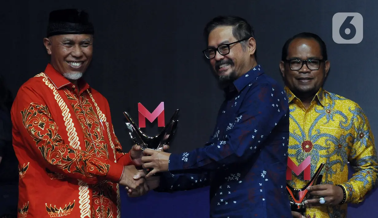Pemerintah Sumatera Barat memperoleh penghargaan sebagai desa wisata dalam Inspirasi Indonesia Merdeka Awards 2023 yang diselenggarakan oleh Merdeka.com. (merdeka.com/Imam Buhori)
