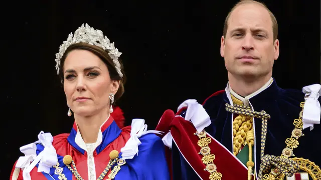 Pangeran William dan Kate Middleton. (Leon Neal/Pool Photo via AP)