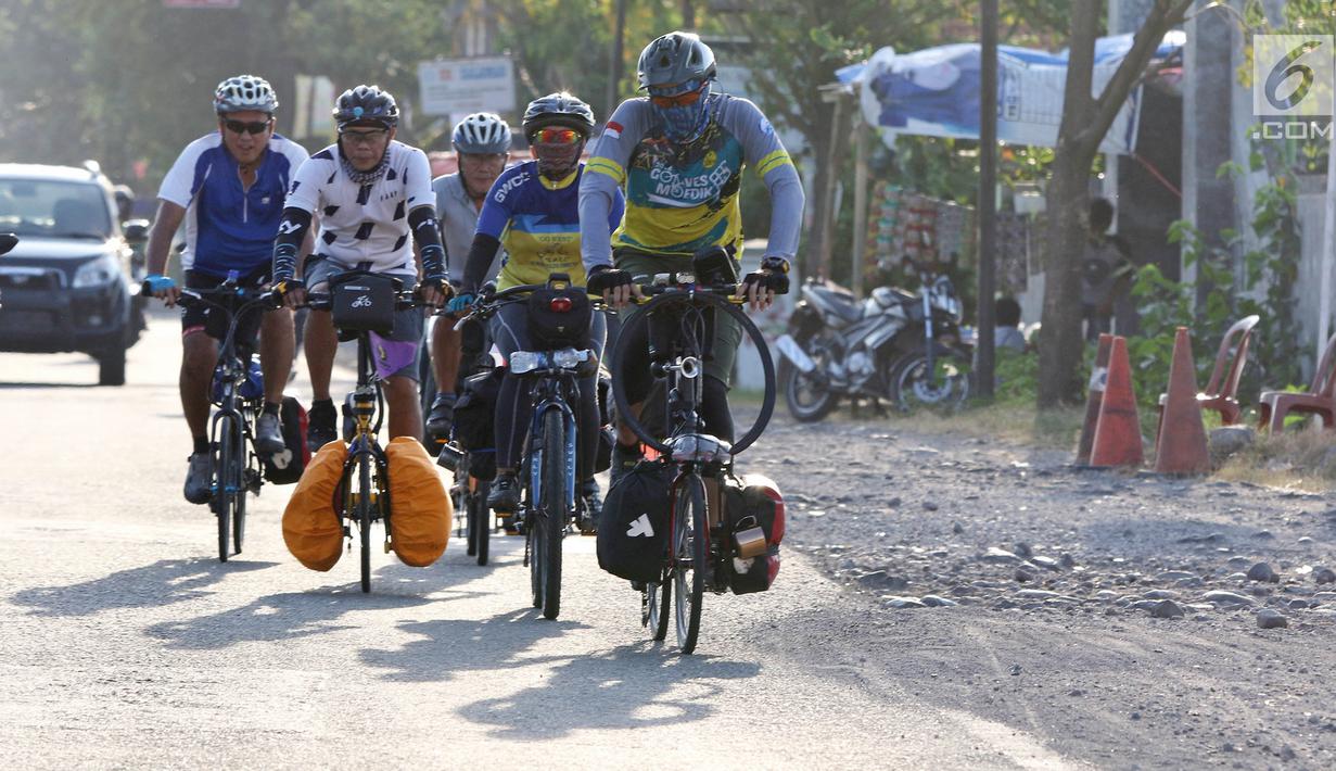 FOTO: Wow, Anggota Komunitas Ini Mudik Sejauh 800 Km Naik ...