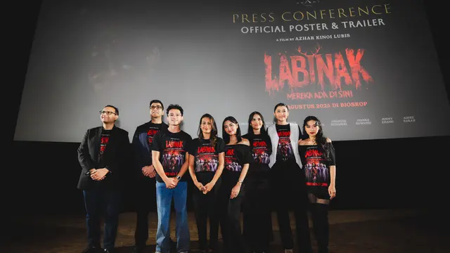 Suasana konferensi pers film Labinak: Mereka Ada di Sini di Jakarta, Agustus 2025. (Foto: Dok. Istimewa)