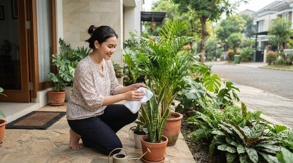 Solusi Mengurangi Debu yang Masuk ke Rumah dari Teras Depan