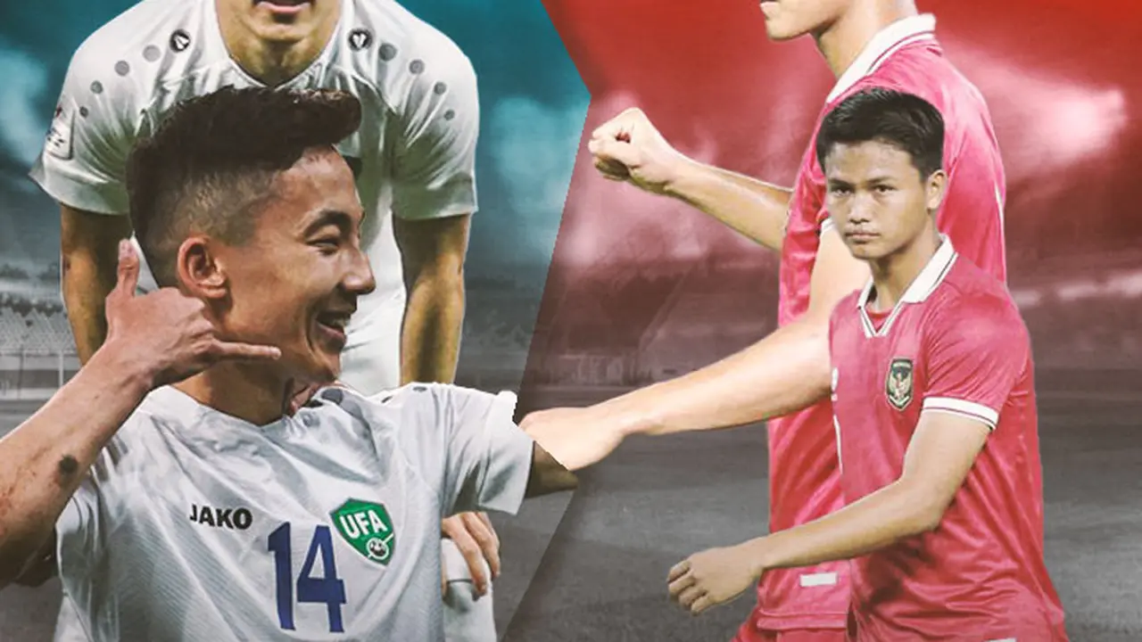 Piala Dunia U-20 - Abbosbek Fayzullaev (Uzbekistan U-20) vs Hokky Caraka (Timnas Indonesia U-20