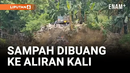 VIDEO: Viral Sampah Satu Mobil Dibuang ke Aliran Kali Bekasi