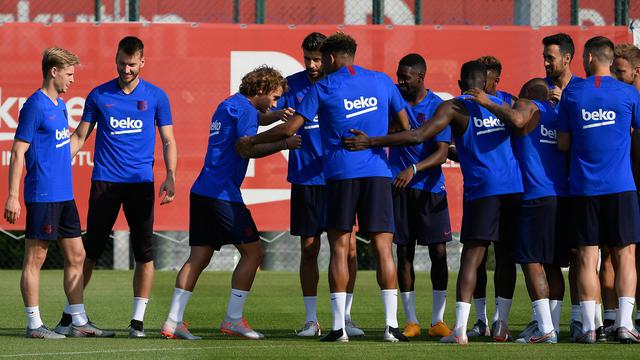 Latihan Perdana di Barcelona, Antoine Griezmann Penuh Tawa