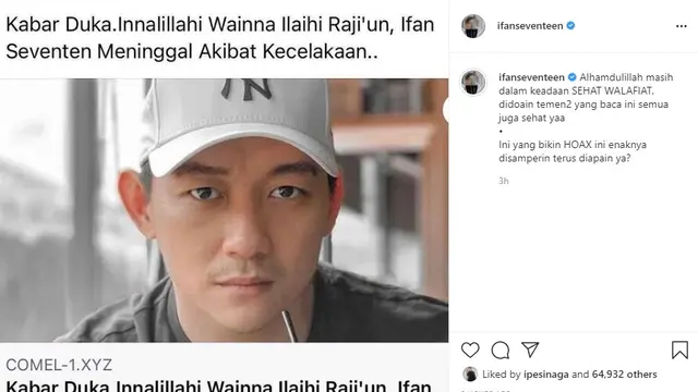 Ifan Seventeen (Foto: Instagram/@ifanseventeen)