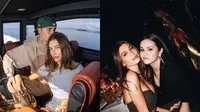 Potret Persahabatan Hailey Bieber dan Selena Gomez (Sumber: Instagram/justinbieber, ASLRiEGOHOKiii)