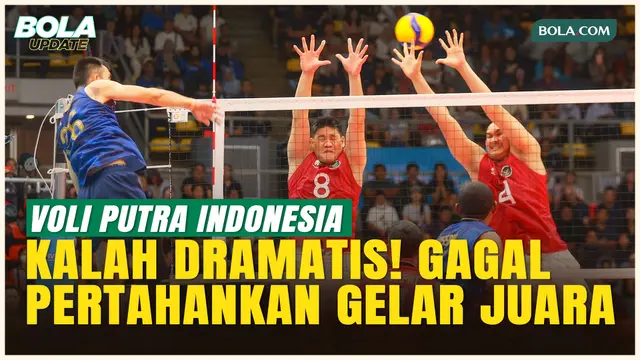 Timnas Voli Putra Indonesia Harus Puas Raih Medali Perak SEA Games 2025 usai Kalah dari Thailand