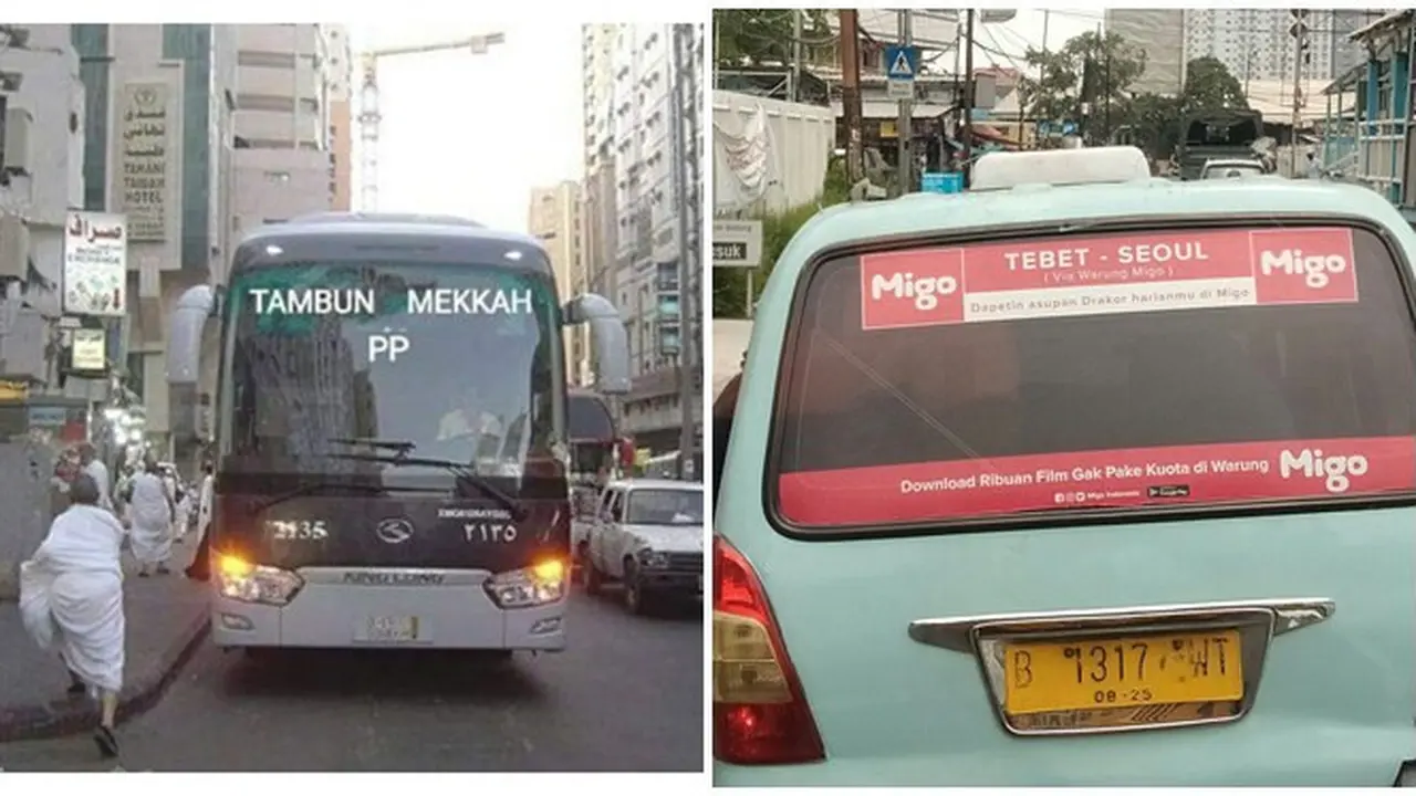 7 Potret Jurusan Angkot dan Bus Ini Nyeleneh Banget, Bikin Geleng Kepala