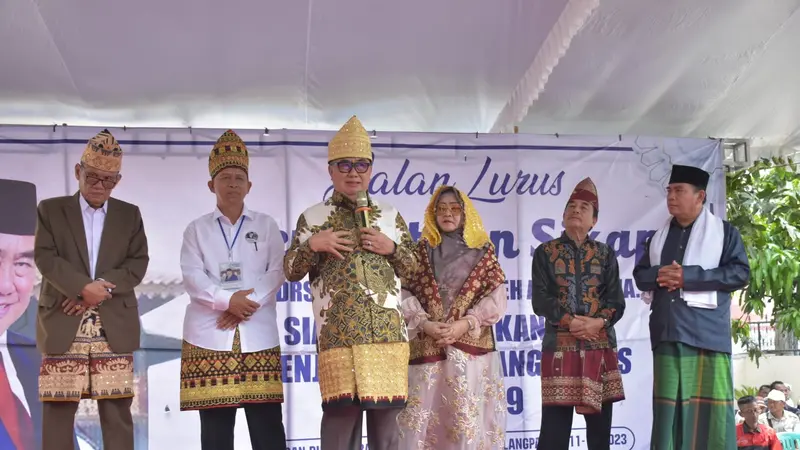 Deklarasi Dukungan untuk Mohammad Saleh Asmawi untuk maju sebagai calon bupati Kabupaten Tanggamus periode Tahun 2024.