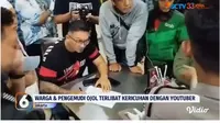 Bikin Video Cegat Kendaraan Lawan Arah di Jakarta Selatan, Konten Kreator Nyaris Dihakimi Massa.&nbsp; foto: vidio.com