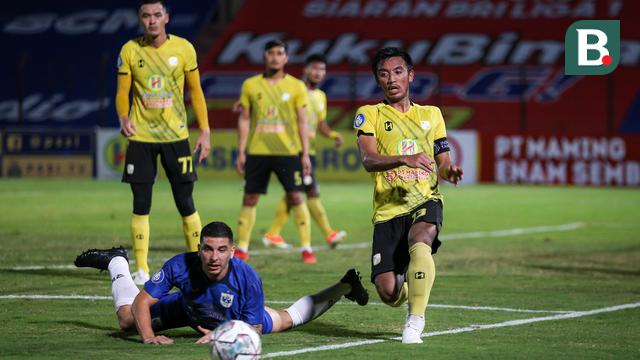 Foto: Gol Telat Jonathan Cantillana Bawa PSIS Tekuk Barito Putera dan Kudeta Bhayangkara FC dari Puncak Klasemen BRI Liga 1