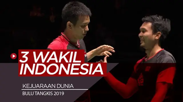 Berita video Indonesia menempatkan 3 wakil di semifinal Kejuaraan Dunia Bulu Tangkis 2019 setelah mengalahkan lawan-lawannya pada perempat final, Jumat (23/8/2019).