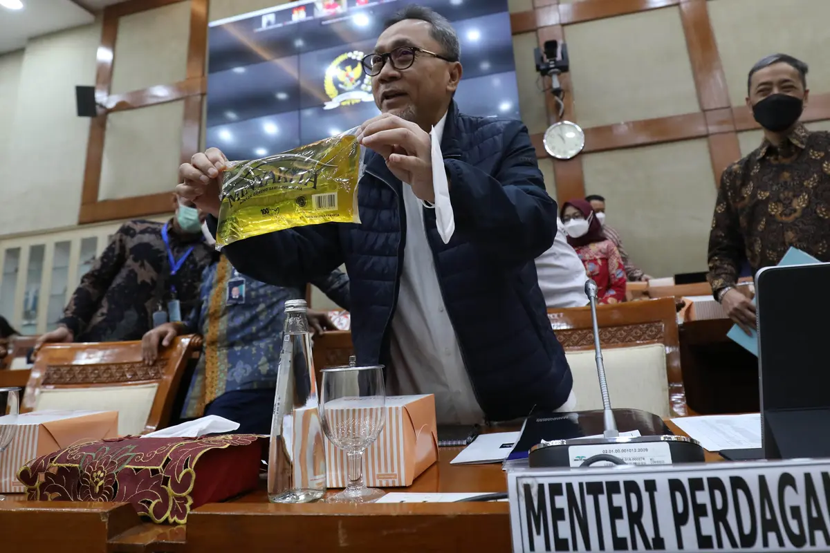 Raker dengan Komisi VI DPR, Mendag Zulkifli Hasan Tunjukkan Minyakita