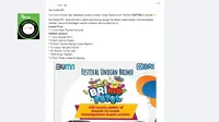 Cek Fakta: Tidak Benar Klaim Pendaftaran Festival Undian Berhadiah BRIMO dari BRI
