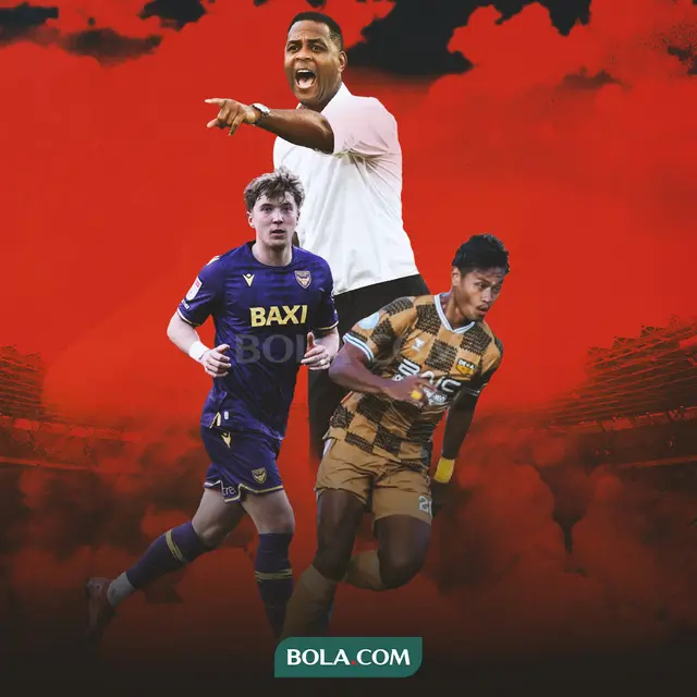 Timnas Indonesia - Patrick Kluivert Didampingi Ole Romeny dan Septian Bagaskara
