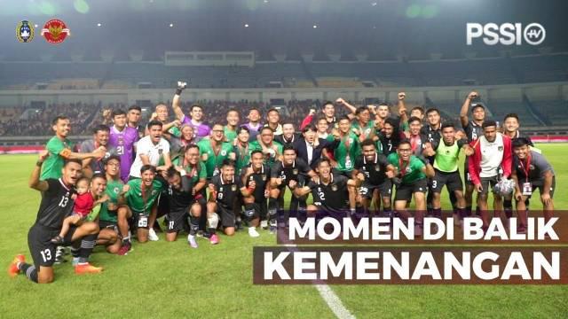 Berita video suasana locker room timnas Indonesia setelah menang lawan Curacao