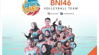 Tim putri Jakarta BNI 46 di Proliga 2020. (foto: https://www.instagram.com/jakartabni46)