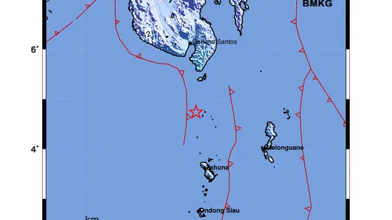 Gempa M 5,2 Guncang Tahuna Kepulauan Sangihe Sulut